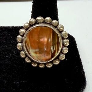 sterling silver abalone signed beautiful southwest look